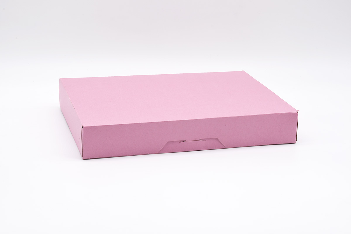 pink-non-window-donut-boxes-pba15112-1.jpg 15″x11.5″x2.25″ Pink Automatic, 6-Corner Beers, 1 Piece